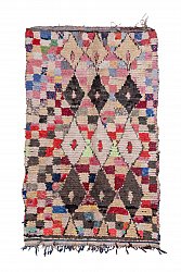 Marokkolainen Kilim matto Boucherouite 265 x 170 cm
