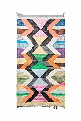 Marokkolainen Kilim matto Boucherouite 155 x 295 cm
