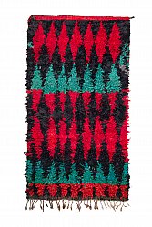 Marokkolainen Kilim matto Boucherouite 285 x 160 cm