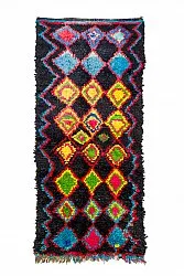 Marokkolainen Kilim matto Boucherouite 120 x 285 cm