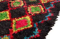 Marokkolainen Kilim matto Boucherouite 120 x 285 cm