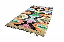 Marokkolainen Kilim matto Boucherouite 155 x 295 cm
