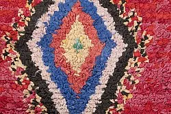 Marokkolainen Kilim matto Boucherouite 225 x 165 cm