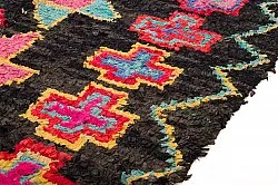 Marokkolainen Kilim matto Boucherouite 135 x 315 cm