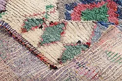 Marokkolainen Kilim matto Boucherouite 240 x 110 cm
