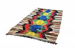 Marokkolainen Kilim matto Boucherouite 150 x 275 cm