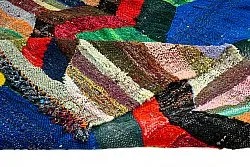 Marokkolainen Kilim matto Boucherouite 150 x 275 cm