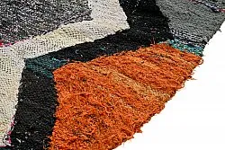 Marokkolainen Kilim matto Boucherouite 140 x 290 cm