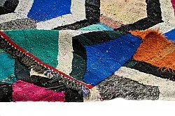 Marokkolainen Kilim matto Boucherouite 140 x 290 cm
