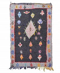 Marokkolainen Kilim matto Boucherouite 195 x 120 cm