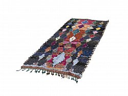 Marokkolainen Kilim matto Boucherouite 300 x 130 cm