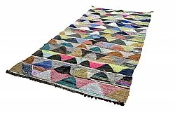 Marokkolainen Kilim matto Boucherouite 145 x 305 cm