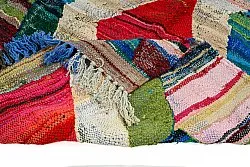 Marokkolainen Kilim matto Boucherouite 130 x 205 cm