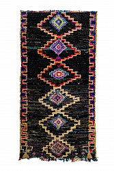 Marokkolainen Kilim matto Boucherouite 275 x 145 cm