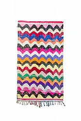 Marokkolainen Kilim matto Boucherouite 150 x 260 cm