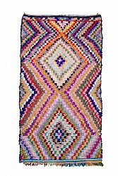 Marokkolainen Kilim matto Boucherouite 285 x 155 cm