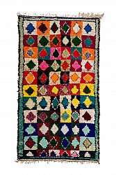 Marokkolainen Kilim matto Boucherouite 255 x 140 cm