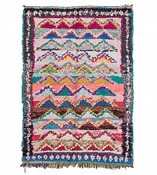 Marokkolainen Kilim matto Boucherouite 195 x 135 cm
