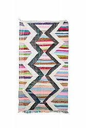 Marokkolainen Kilim matto Boucherouite 145 x 245 cm