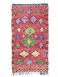 Marokkolainen Kilim matto Boucherouite 290 x 160 cm