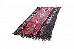 Marokkolainen Kilim matto Boucherouite 275 x 135 cm