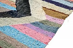 Marokkolainen Kilim matto Boucherouite 145 x 245 cm