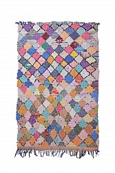 Marokkolainen Kilim matto Boucherouite 230 x 145 cm