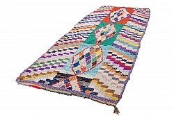 Marokkolainen Kilim matto Boucherouite 285 x 110 cm