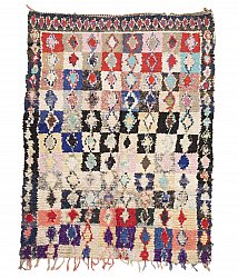Marokkolainen Kilim matto Boucherouite 220 x 165 cm