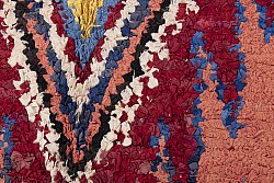 Marokkolainen Kilim matto Boucherouite 200 x 130 cm