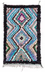 Marokkolainen Kilim matto Boucherouite 195 x 120 cm