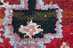 Marokkolainen Kilim matto Boucherouite 205 x 120 cm