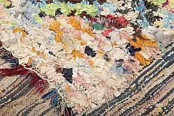 Marokkolainen Kilim matto Boucherouite 210 x 160 cm