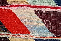 Marokkolainen Kilim matto Boucherouite 145 x 280 cm