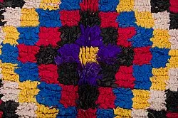 Marokkolainen Kilim matto Boucherouite 310 x 145 cm