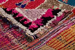 Marokkolainen Kilim matto Boucherouite 360 x 130 cm