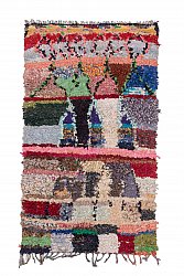 Marokkolainen Kilim matto Boucherouite 255 x 145 cm