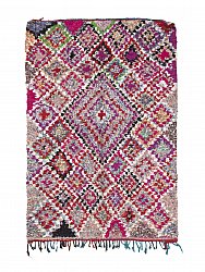 Marokkolainen Kilim matto Boucherouite 210 x 140 cm