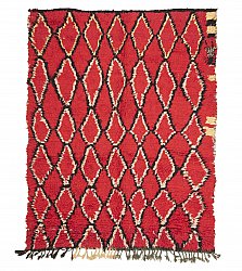 Marokkolainen Kilim matto Boucherouite 210 x 160 cm