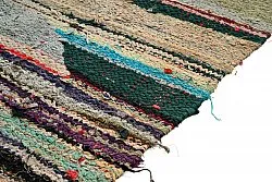 Marokkolainen Kilim matto Boucherouite 120 x 245 cm