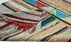Marokkolainen Kilim matto Boucherouite 120 x 245 cm