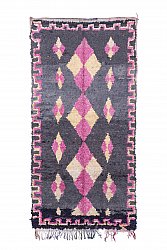 Marokkolainen Kilim matto Boucherouite 280 x 135 cm