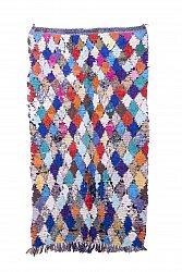 Marokkolainen Kilim matto Boucherouite 230 x 125 cm