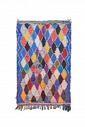 Marokkolainen Kilim matto Boucherouite 165 x 105 cm