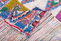 Marokkolainen Kilim matto Boucherouite 225 x 115 cm