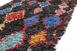 Marokkolainen Kilim matto Boucherouite 260 x 125 cm