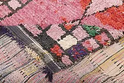 Marokkolainen Kilim matto Boucherouite 225 x 150 cm