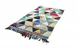 Marokkolainen Kilim matto Boucherouite 125 x 230 cm