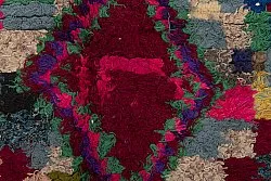 Marokkolainen Kilim matto Boucherouite 290 x 145 cm