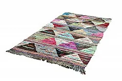 Marokkolainen Kilim matto Boucherouite 135 x 235 cm